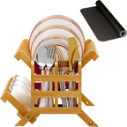 Greenual Bamboo Dish Drying Rack - Image 7