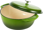 Amazon Basics Enameled Cast Iron Dutch Oven Pot - Image 3