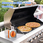 Orange Kitchen Timers for Cooking, Chef Cooking Timer Clock - Image 6
