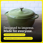 Lodge Essential Enamel Cast Iron Dutch Oven - Image 7