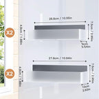 Mystozer Magnetic Spice Rack for Refrigerator, Kitchen Organizer and Storage - Image 2
