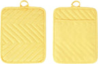 Anyi Pot Holders and Oven Mitts 7" X 9" Heat Resistant Cotton Pocket Pot Holder - Image 3