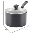 Farberware Cookstart DiamondMax Nonstick Straining Saucepan, Dishwasher Safe - Image 7
