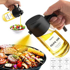 2 in 1 Glass Oil Sprayer & Dispenser, 16oz/470ml Olive Cooking, Air Fryer - Image 9