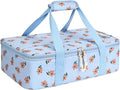 Corduroy Casserole Carrier, Insulated Lasagna Lugger by MIAOJIE