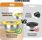 KITEISCAT Stainless Steel Mixing Bowls - Image 4