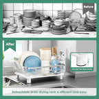MOUKABAL Dish Drying Rack, Dish Rack, Stainless Steel Dish Racks - Image 2