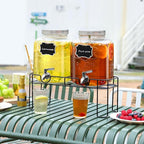 1.6 Gallon Glass Drink dispenser, Lemonade Dispenser - Image 6