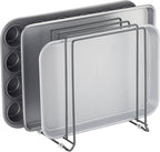 mDesign Pot Lid and Pan Rack — Metal Wire Rack by mDesign