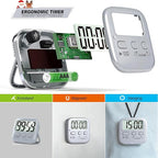 Antonki 2 Pack Digital Timer for Kids, Magnetic Countdown Kitchen Timers for - Image 5