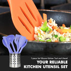 Chef Craft - Premium Silicone Kitchen Tools and Utensils Set, Non-Scratch - Image 5