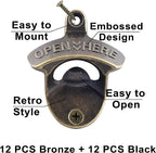 24 PCS Bulk Wall Mounted Bottle Opener - Image 2