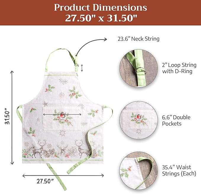 Maison d' Hermine 100% Cotton Apron - Image 8