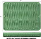 Large 14" x 11" Silicone Dish Drying Mat - Image 2