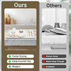 Large Stone Dish Drying Mat for Kitchen Counter, Foldable Water Absorbing - Image 7