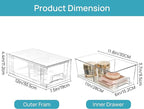 Vtopmart 4 Pack Stackable Storage Drawers, Easily Assemble - Image 3