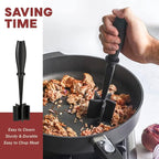 2 Pcs Meat Chopper, Upgrade Hamburger Smasher, Premium Heat Resistant Meat - Image 4