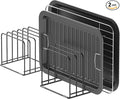 KORRTFID Kitchen Cabinet Organizer, Steel Cookware Holder, Divided Holder by KORRTFID
