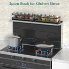 LUCYCAZ 2 Pack Wall Mounted Spice Rack - Image 9