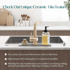 Stone Faucet Mat for Kitchen Sink, Diatomite Stone Drying Mat for Kitchen - Image 7