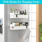 HuggieGems 2 Pack Magnetic Spice Storage Rack Organizer - Image 2