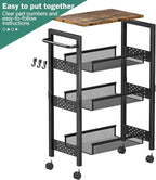 Vivihomety Utility Slim Storage Cart - Image 8