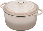 VORRINGARD Enameled Cast Iron Dutch Oven Pot - Image 6