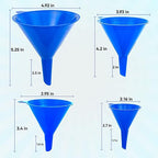 Funnel 4-Pack Funnels for Kitchen Use Filling Bottles - Image 2