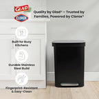 Glad Stainless Steel Step Trash Can, Series 2 - Image 9