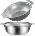 Stainless Steel Colander, 4.5QT Large Capacity by POPGRADE