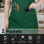 NLUS 2 Pack Kitchen Aprons - Image 7