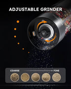 FORLIM Electric Salt and Pepper Grinder Set, USB Rechargeable, Automatic Salt - Image 8