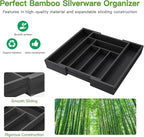 Pipishell Bamboo Expandable Drawer Organizer - Image 3