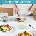Vtopmart 8 Pack Glass Food Storage Containers - Image 6