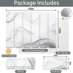 Small Stone Dish Drying Mat for Kitchen Counter, Foldable Water Absorbing - Image 2