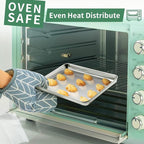 Baking Sheets Set of 2, HKJ Chef Cookie Sheets 2 Pieces Stainless Steel Baking - Image 6