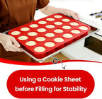 CAKETIME Silicone Mini Muffin Pan 3 Pack 24 Cups Nonstick Mini Cupcake Pan - Image 2