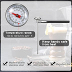 Xuhal 6 Pcs Stainless Steel Kitchen Thermometer - Image 4