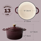 Vintage Style 6 Quart Dutch Oven Pot - Image 4