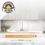 Mattarello Pasta Rolling Pin – Handmade Italian Tool - Image 3