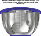 KITEISCAT Stainless Steel Mixing Bowls - Image 4