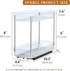 DABIGE 3 Pack Pull Out Spice Rack Organizer - Image 4