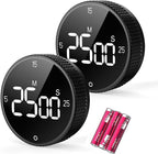 Digital Kitchen Timer, Large Display Magnetic Countdown Countup Timer, 3 Preset by SmartTimingforEveryMoment