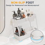 Sevenblue 2 Pack Under Sink Organizer, Under Bathroom Cabinet Organizer - Image 6