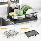 Epicano Dish Drying Rack for Kitchen Counter - Image 5