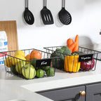 8 Pack Wire Storage Baskets for Organizing - Image 3