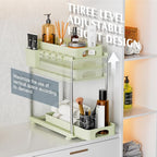 VERIFOST Under Sink Organizer, 2 Pack Under Kitchen Bathroom Cabinet Organizer - Image 4