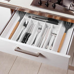 Large Premium Bamboo Silverware Organizer - Image 7