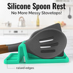 Zulay Kitchen Silicone Utensil Rest - Image 2