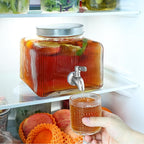 1 Gallon Drink Dispensers for Parties, Beverage Dispenser for Fridge - Image 6